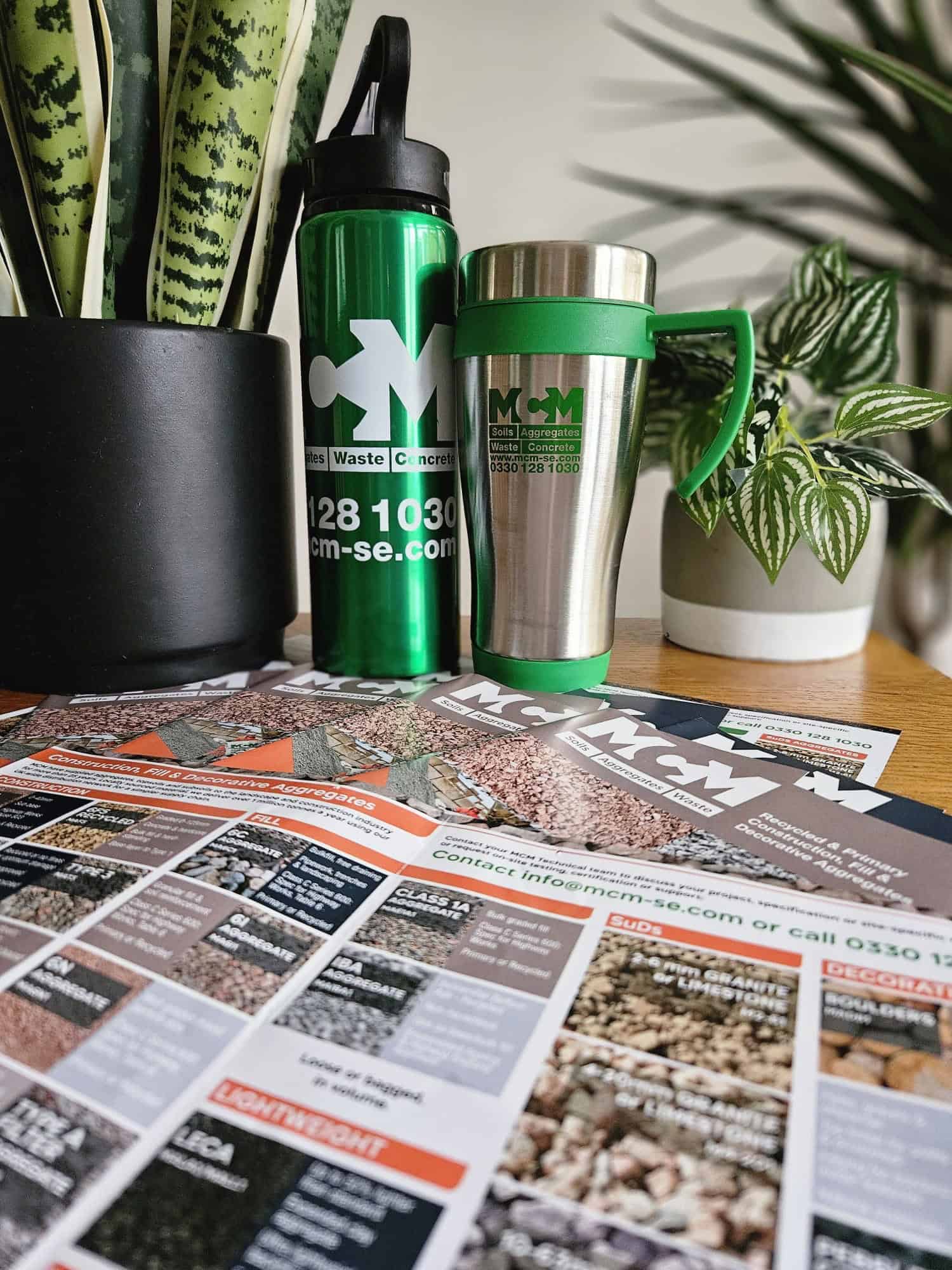 MCM Aggregate Leaflet display
