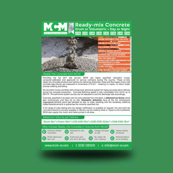 MCM Ready Mix Concrete 2026